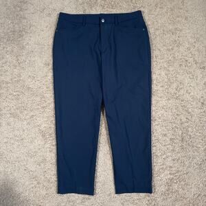 Lululemon Men’s ABC Classic-Fit Pant Warpstreme Navy 34x27 LM5AO1S